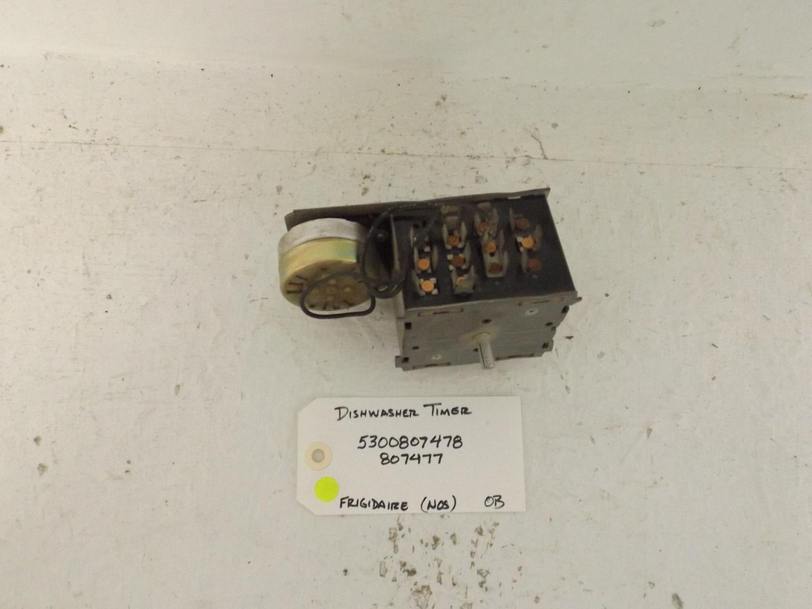 Frigidaire Dishwasher 5300807478 807477 Timer OB Frigidaire Dishwasher 5300807478 807477 Timer OB
